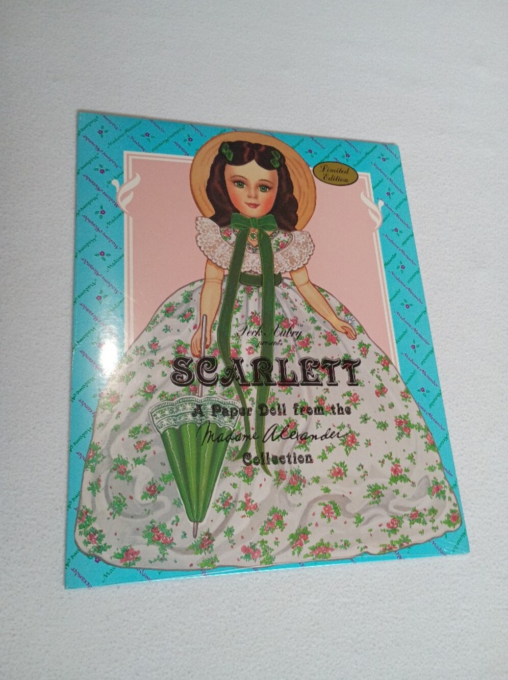 1993 Madame Alexander Scarlett O'Hara Paper Doll Book Peck Gandre Vintage New